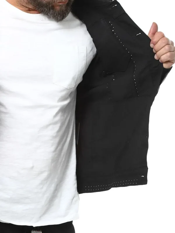 Cemixel Jeansjakke - Sort^Kingz Outlet