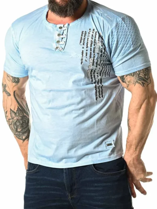 Ceylon T-shirt - Lyseblå^Rusty Neal Hot