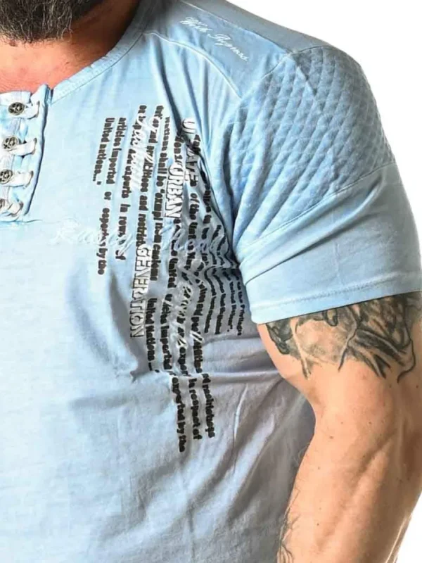 Ceylon T-shirt - Lyseblå^Rusty Neal Hot