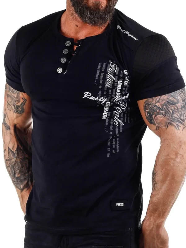 Ceylon T-shirt - Sort^Rusty Neal Fashion