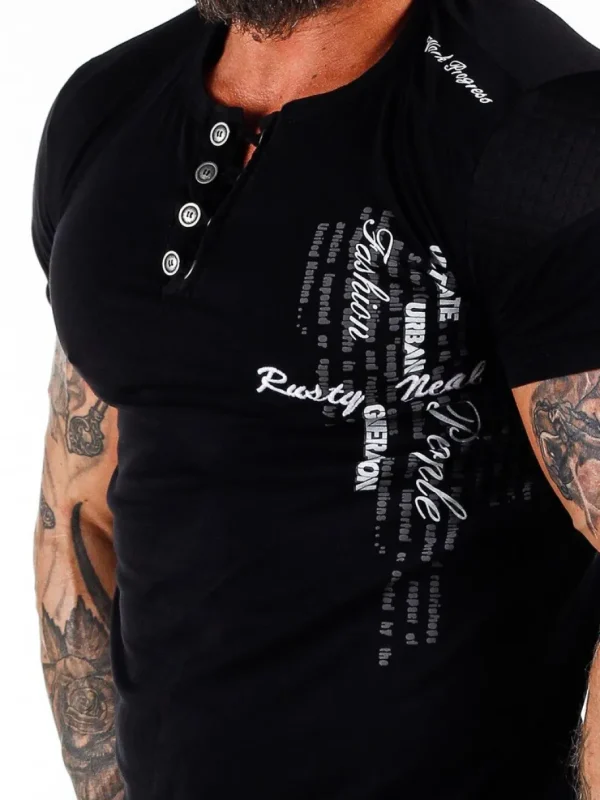 Ceylon T-shirt - Sort^Rusty Neal Fashion