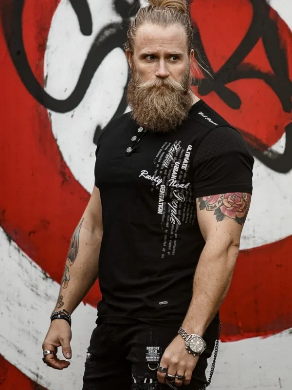 Ceylon T-shirt - Sort^Rusty Neal Fashion
