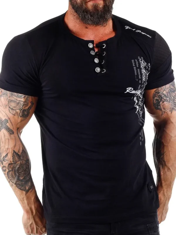 Ceylon T-shirt - Sort^Rusty Neal Fashion