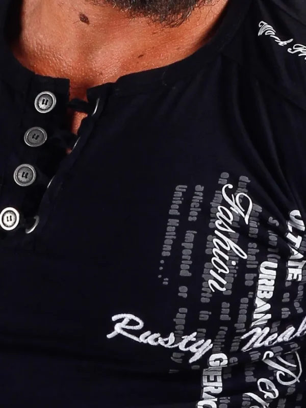 Ceylon T-shirt - Sort^Rusty Neal Fashion