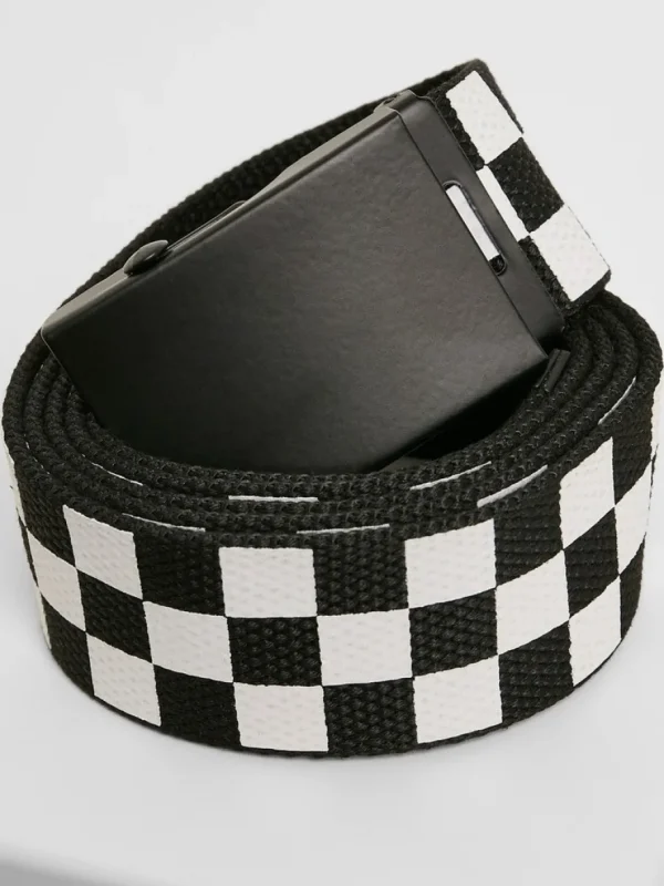 Checker Bælte - Sort/Hvid^Urban Classics Clearance