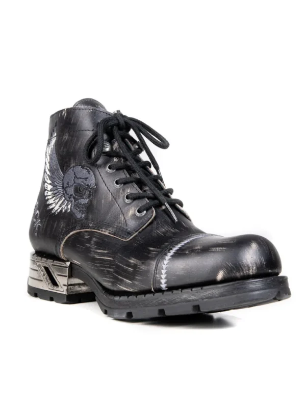 Desperado Boots - Dirty Black/Sølv^New Rock New