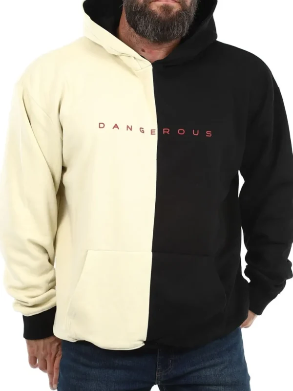 DNGRS NoReturn Hoodie - Sort/Beige^Urban Classics Online