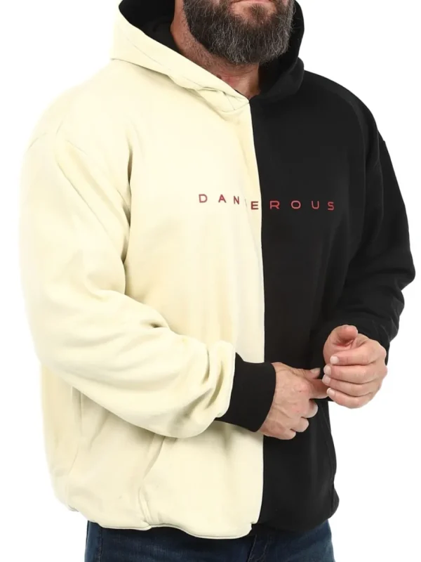 DNGRS NoReturn Hoodie - Sort/Beige^Urban Classics Online