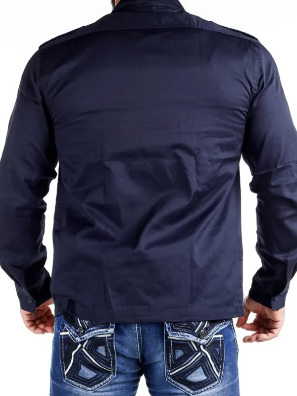 Docks Skjorte - Navy^Brandit Discount