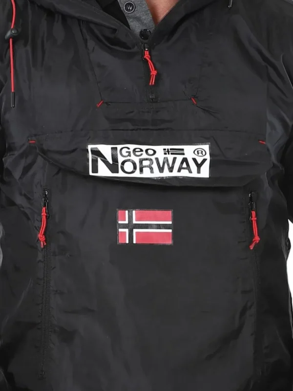 Downcity Geo Norway Vindjakke - Sort^Geographical Norway Clearance