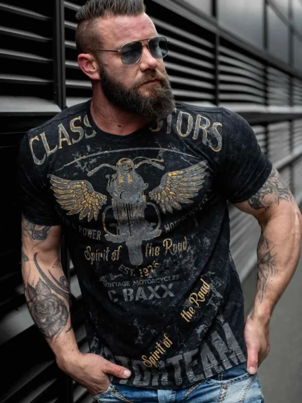 Eaglewings T-shirt - Sort^Cipo & Baxx Sale