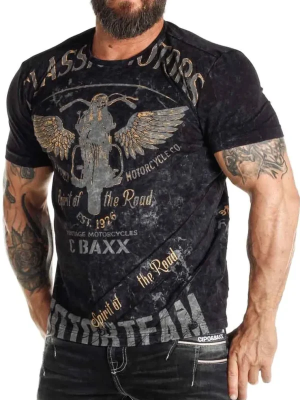 Eaglewings T-shirt - Sort^Cipo & Baxx Sale
