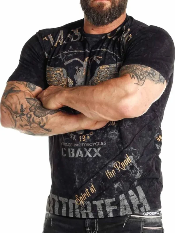 Eaglewings T-shirt - Sort^Cipo & Baxx Sale