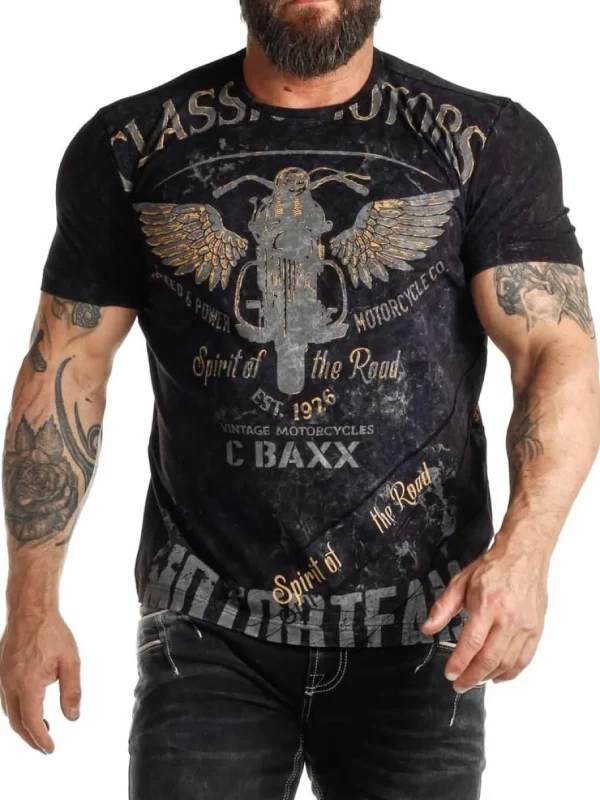 Eaglewings T-shirt - Sort^Cipo & Baxx Sale