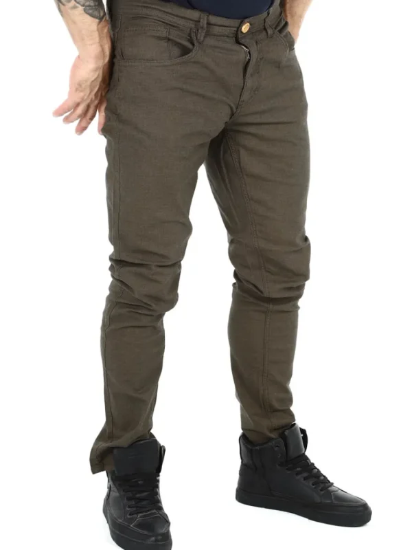 Edford Bukser - Khaki/Brun^Blend Discount
