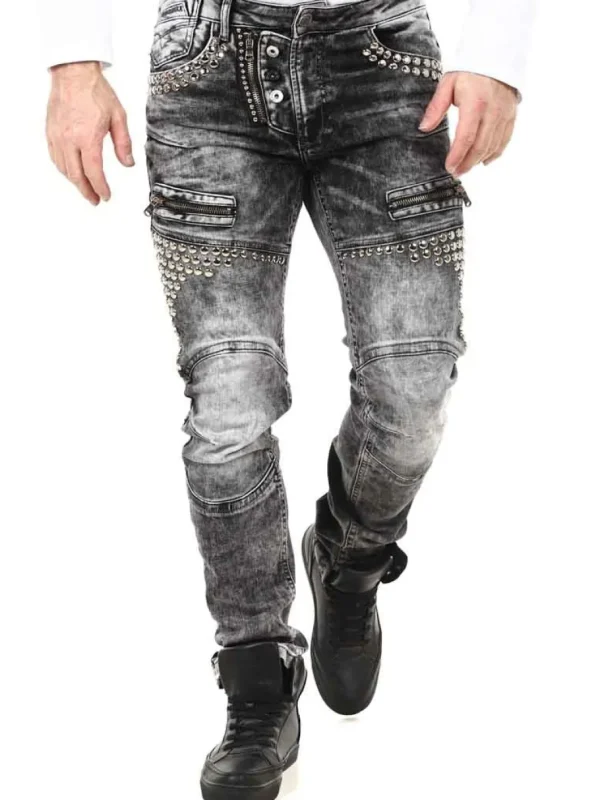 Evander Jeans - Grå^Cipo & Baxx Clearance