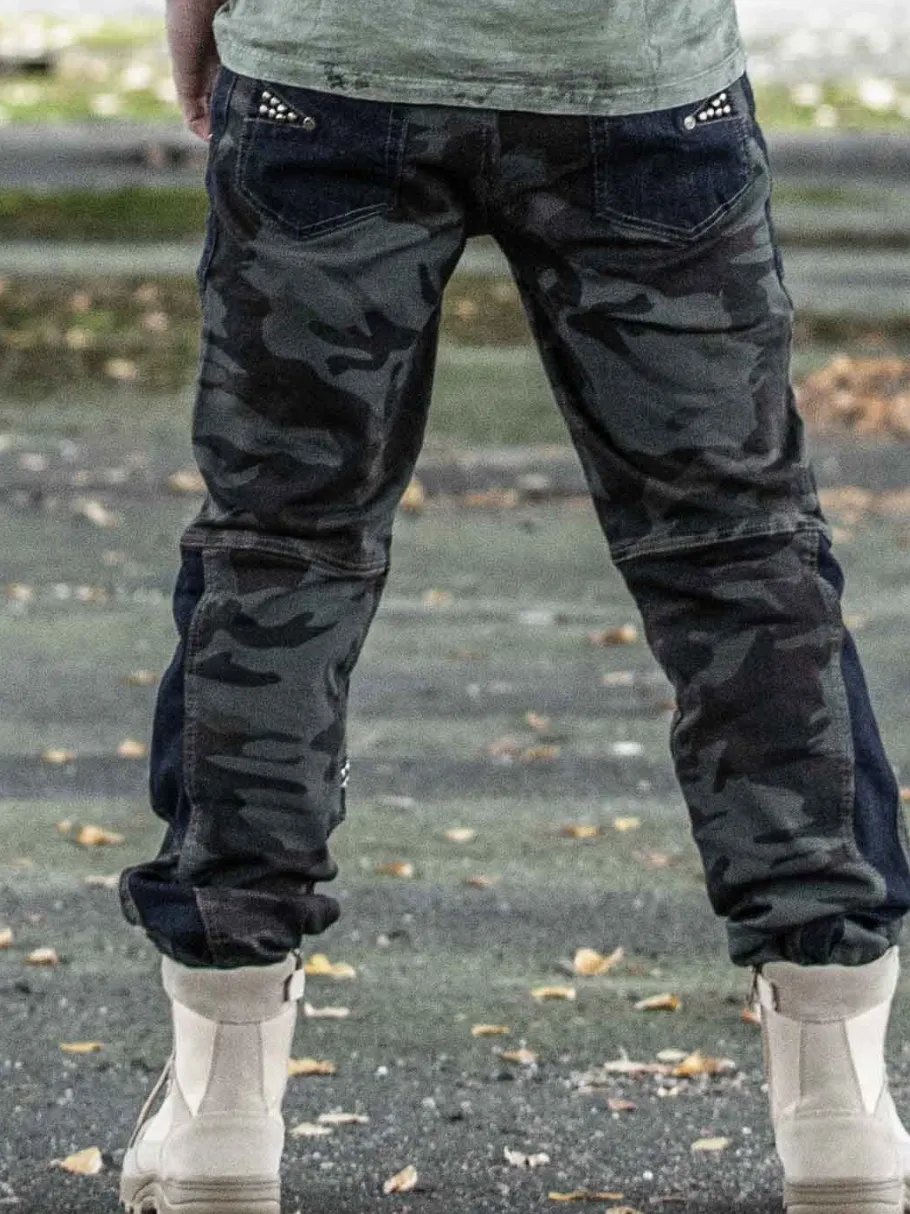 exine_kingz_jeans__camobl_1.webp Exine Jeans - Camo/Blå^Kingz Outlet