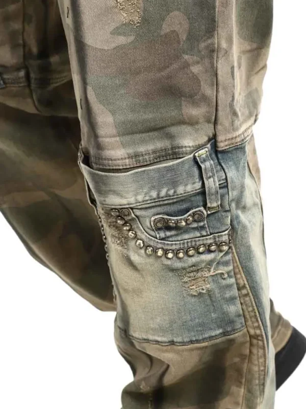 Exine Jeans - Grøn/Blå^Kingz Clearance