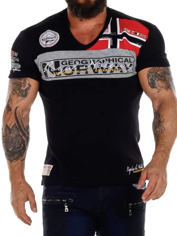 Fresco T-shirt - Sort^Geographical Norway Hot