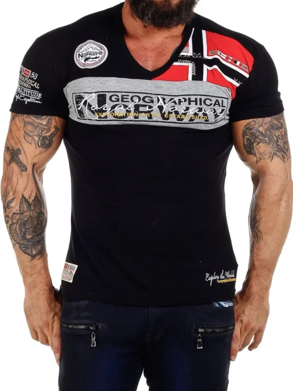 Fresco T-shirt - Sort^Geographical Norway Hot
