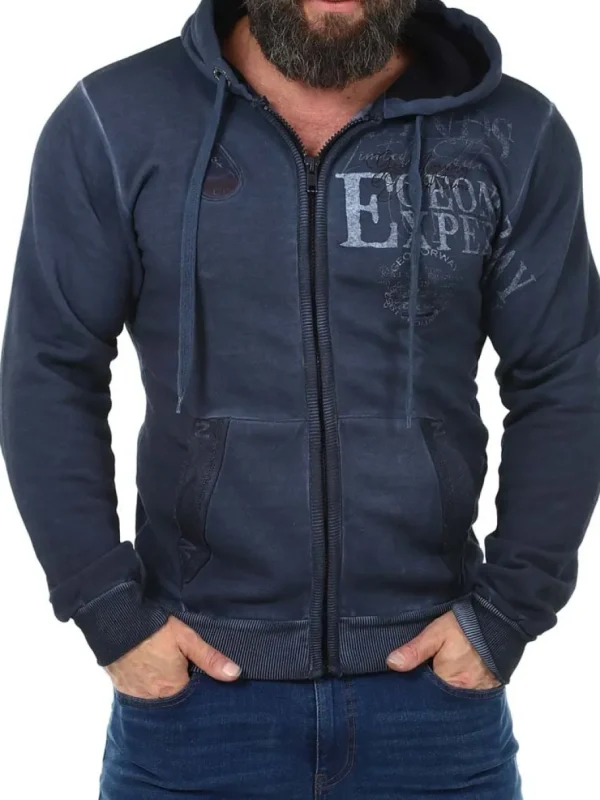 Gadventure Geo Norway Hoodie - Mørkeblå^Geographical Norway Fashion