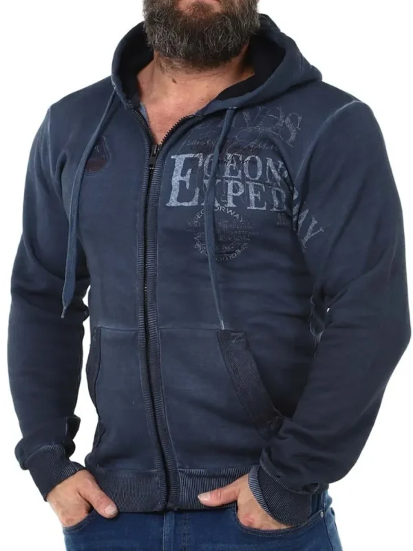 Gadventure Geo Norway Hoodie - Mørkeblå^Geographical Norway Fashion