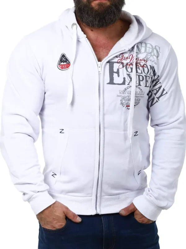 Gadventure Geo Norway Hoodie - Hvid^Geographical Norway Sale