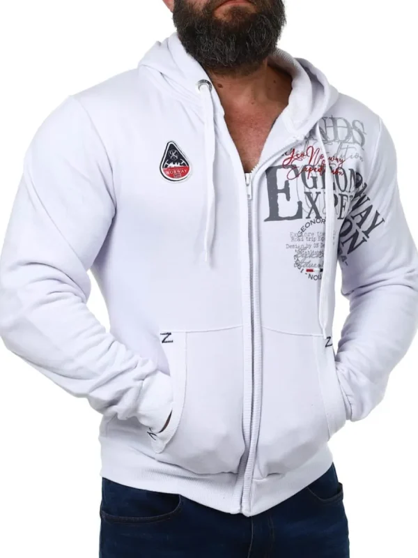 Gadventure Geo Norway Hoodie - Hvid^Geographical Norway Sale