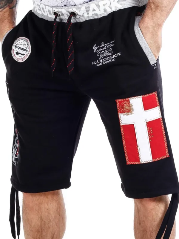 Geo Denmark Bermuda Shorts - Sort^Geographical Norway Discount