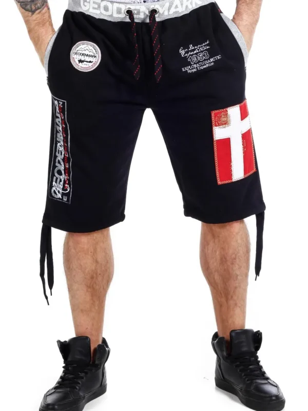 Geo Denmark Bermuda Shorts - Sort^Geographical Norway Discount