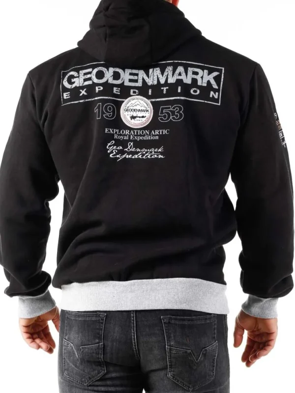 Geo Denmark Hoodie - Sort^Geographical Norway Online