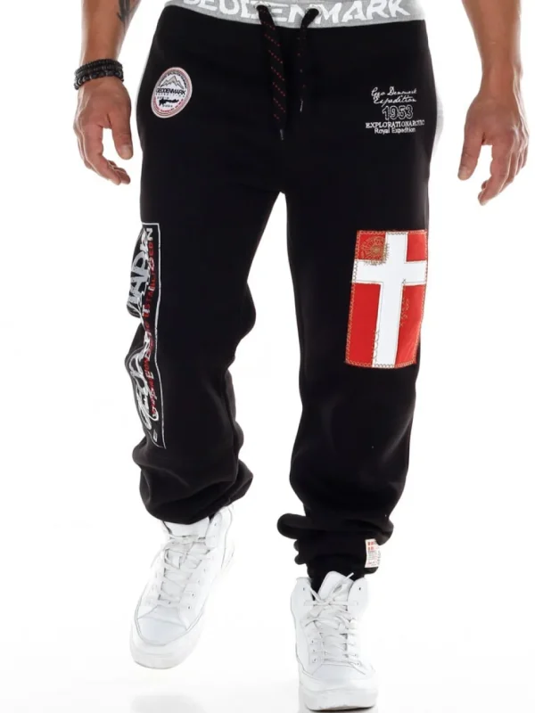 Geo Denmark Sweatpants - Sort^Geographical Norway Best