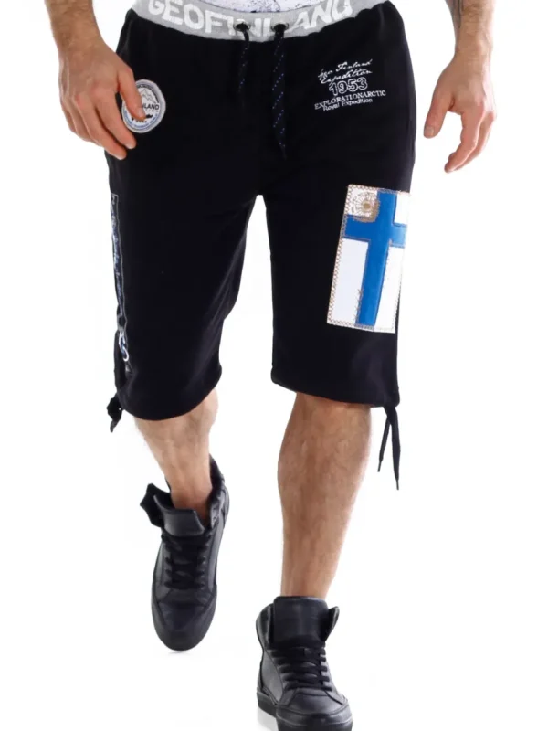Geo Finland Bermuda Shorts - Sort^Geographical Norway Clearance