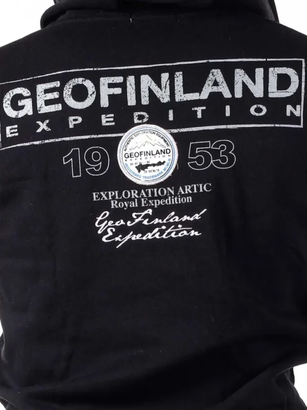 Geo Finland Hoodie - Sort^Geographical Norway New