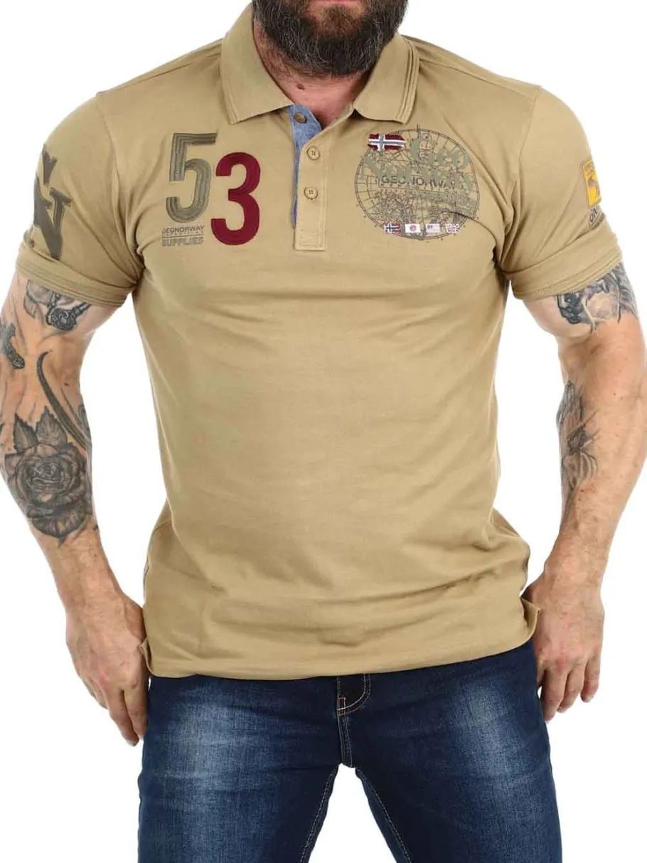 geo_norway__pik__beige_2.webp Geo Norway 53 Pikè - Beige^Geographical Norway New