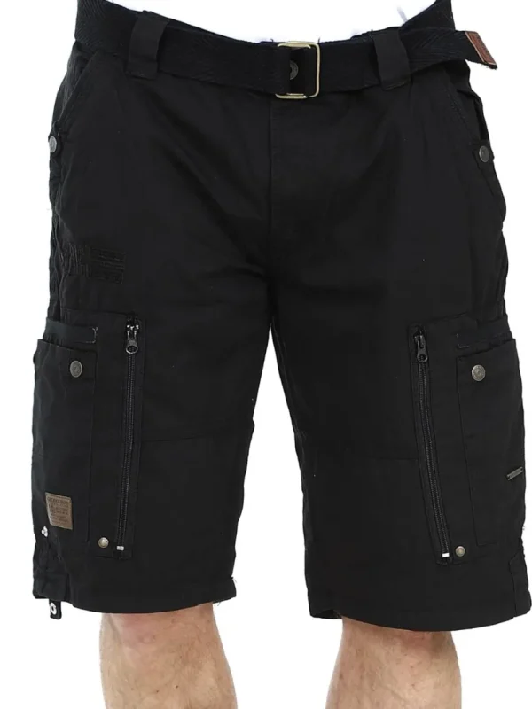 Geo Norway Adventure Cargo Shorts - Sort^Geographical Norway Online