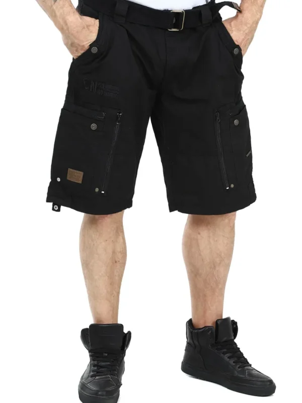 Geo Norway Adventure Cargo Shorts - Sort^Geographical Norway Online
