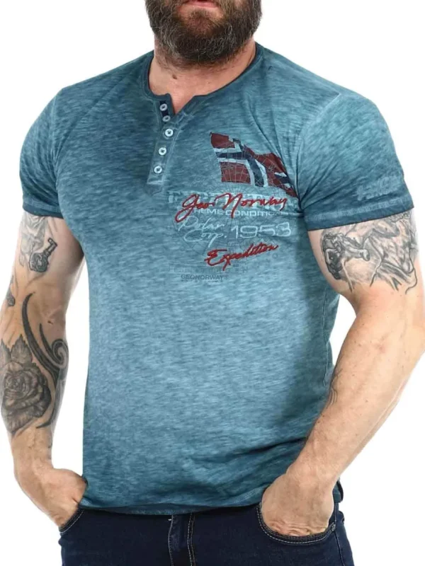 Geo Norway Artic T-shirt - Blå^Geographical Norway Hot