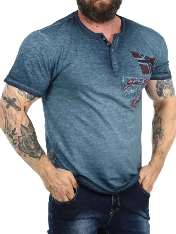 Geo Norway Artic T-shirt - Mørkeblå^Geographical Norway Online