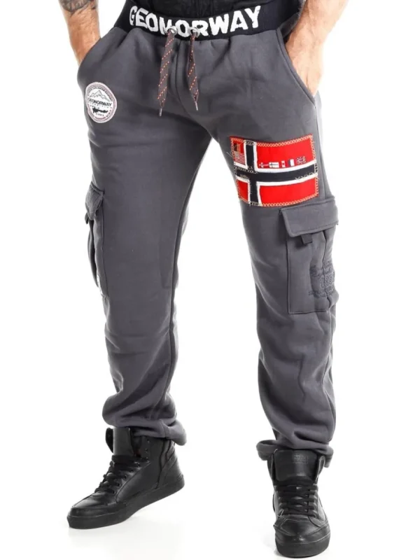 Geo Norway Cargo Sweatpants - Mørkegrå^Geographical Norway Outlet