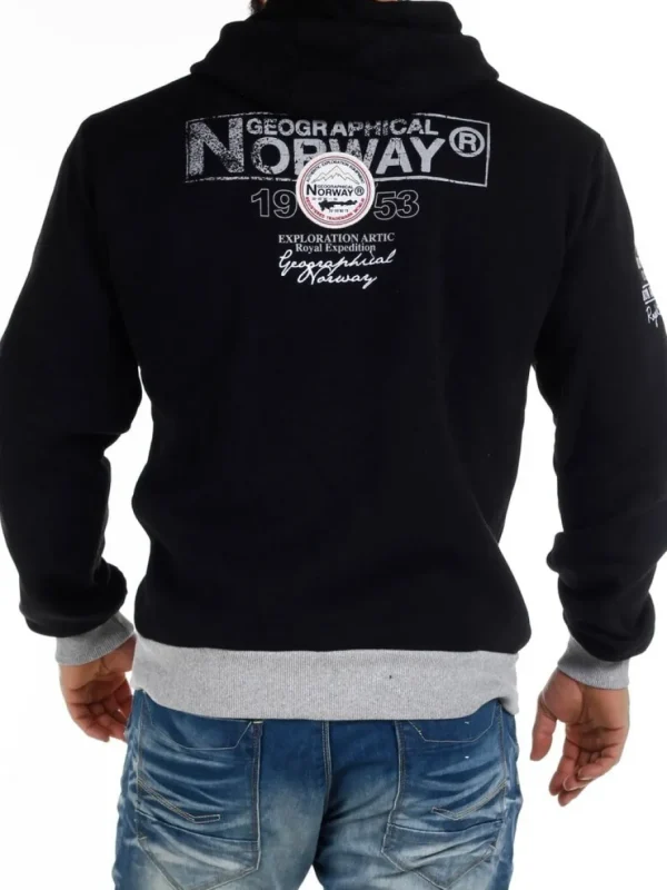 Geo Norway Hoodie - Sort^Geographical Norway Hot