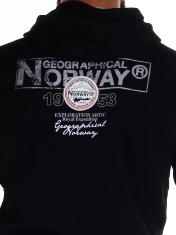 Geo Norway Hoodie - Sort^Geographical Norway Hot