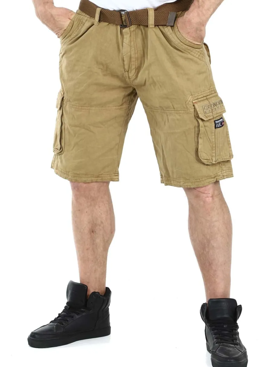 geo_norway_pioner_cargo_s_1.webp Geo Norway Pioner Cargo Shorts - Khaki^Geographical Norway Clearance