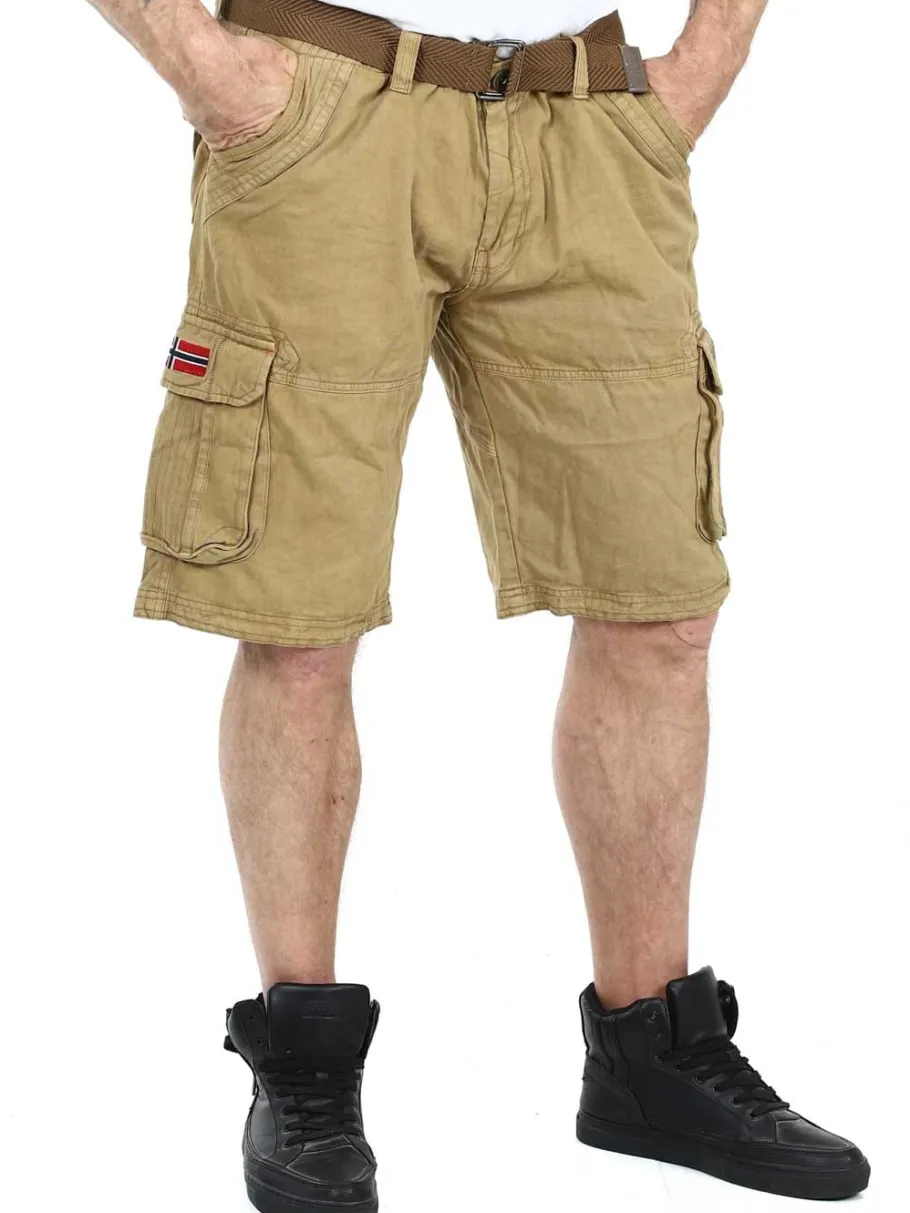 geo_norway_pioner_cargo_s_2.webp Geo Norway Pioner Cargo Shorts - Khaki^Geographical Norway Clearance