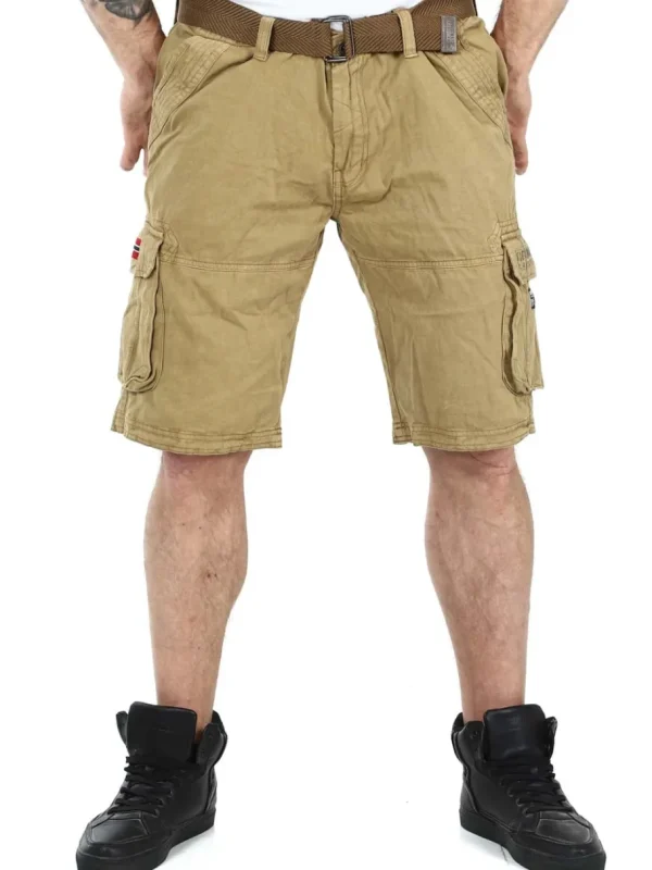 Geo Norway Pioner Cargo Shorts - Khaki^Geographical Norway Clearance