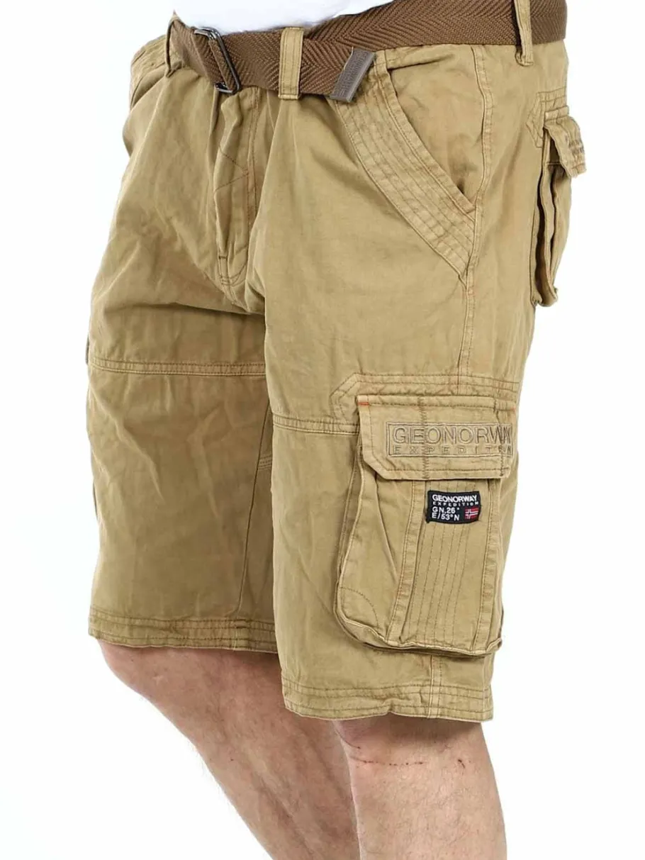 geo_norway_pioner_cargo_s_6.webp Geo Norway Pioner Cargo Shorts - Khaki^Geographical Norway Clearance