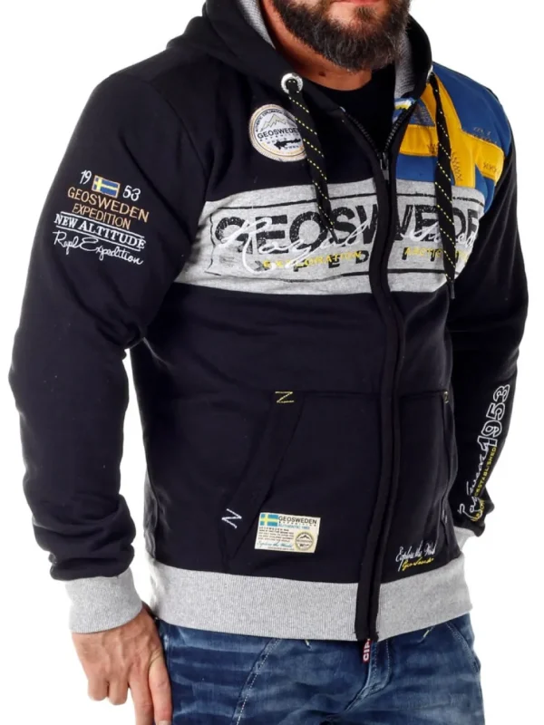 Geo Sweden Hoodie - Sort^Geographical Norway Sale