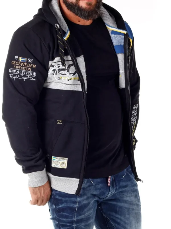 Geo Sweden Hoodie - Sort^Geographical Norway Sale