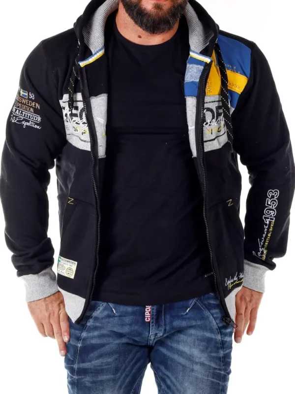 Geo Sweden Hoodie - Sort^Geographical Norway Sale