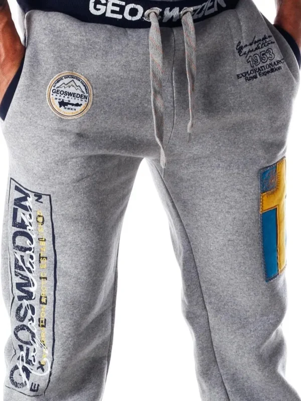 Geo Sweden Sweatpants - Grå^Geographical Norway Clearance